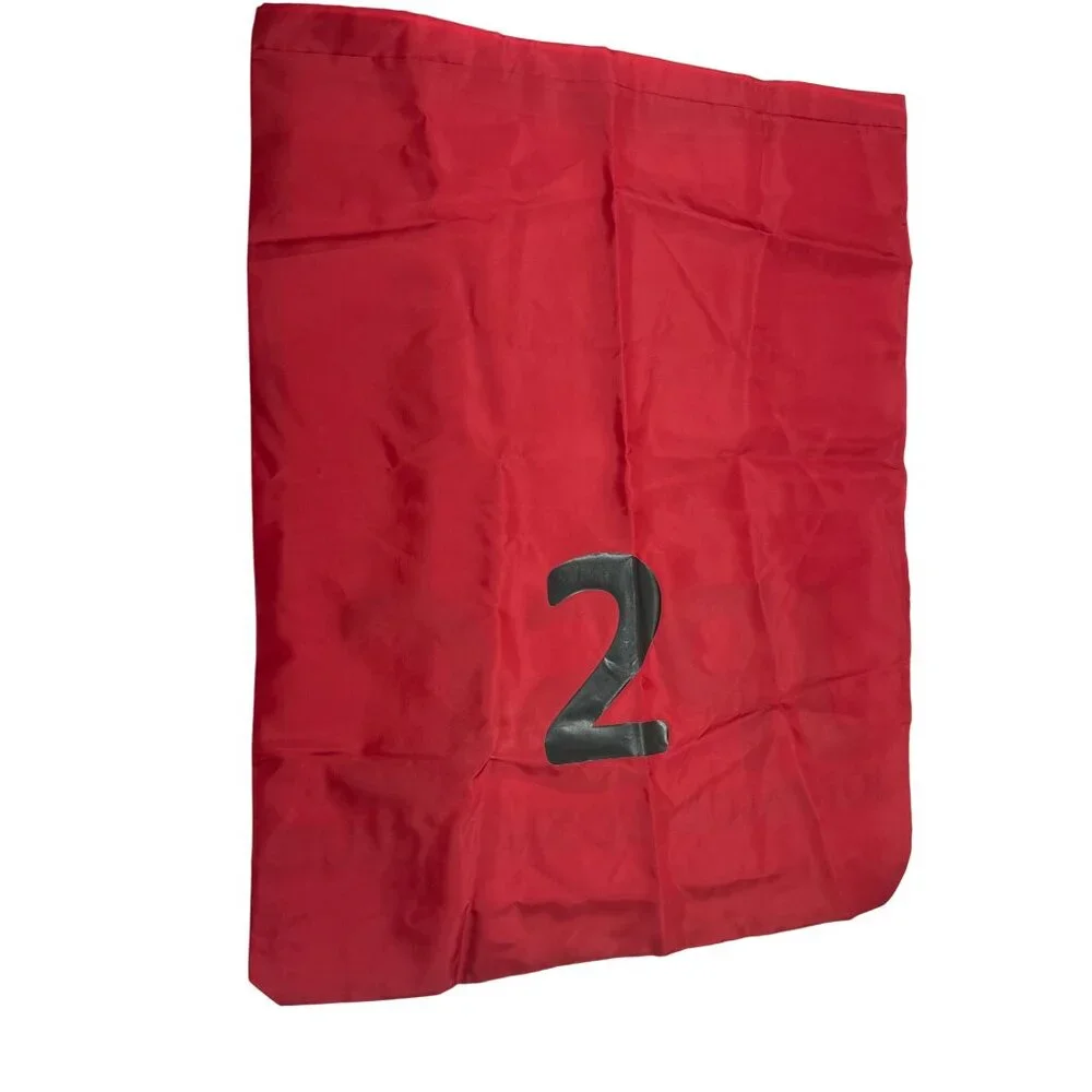 Lot of 6 Luxurious Red Storage Bag Size 39x30” 94e